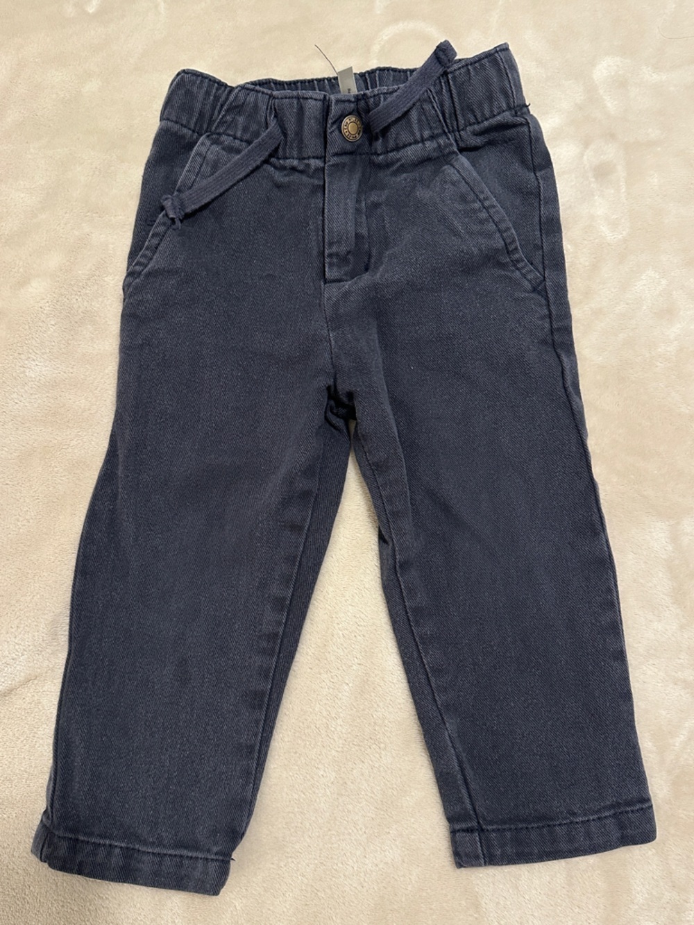 Rylee + Cru Navy Blue Cargo Pants Size 2-3Y Toddler Boy